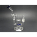 Glass Water Pipe Oil Rig Glass Recycler Wholesale with Inliner Perc